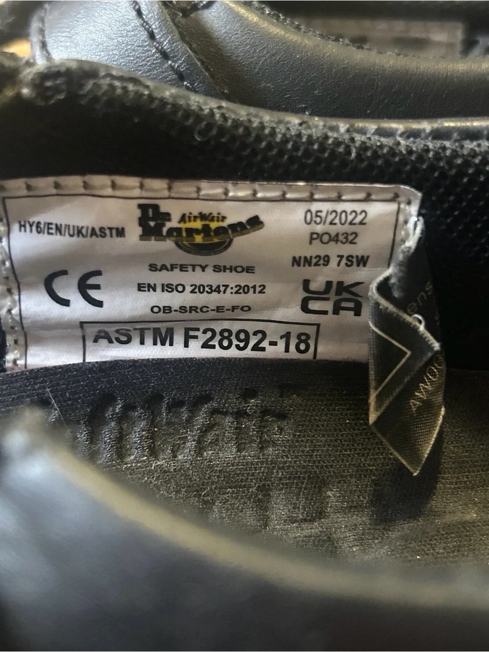 Dr. Martens black leather